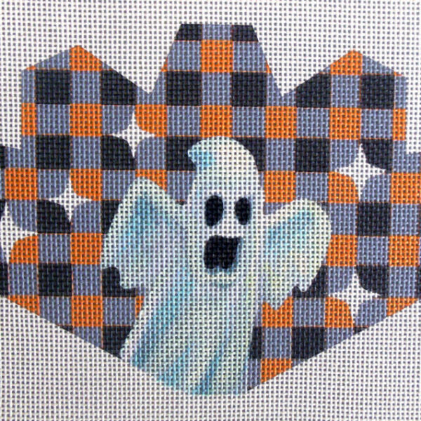Ghost Strawberry Needlepoint Canvas
