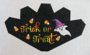 Trick or Treat Strawberry Needlepoint Canvas