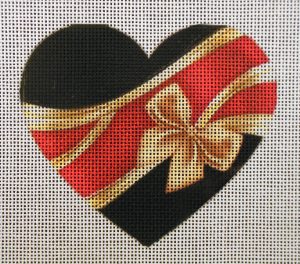 Uptown Heart Needlepoint Canvas