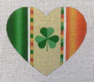 Irish Heart Needlepoint Canvas