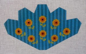 Sunflower Strawberry Needlepoint Canvas