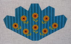 Sunflower Strawberry Needlepoint Canvas