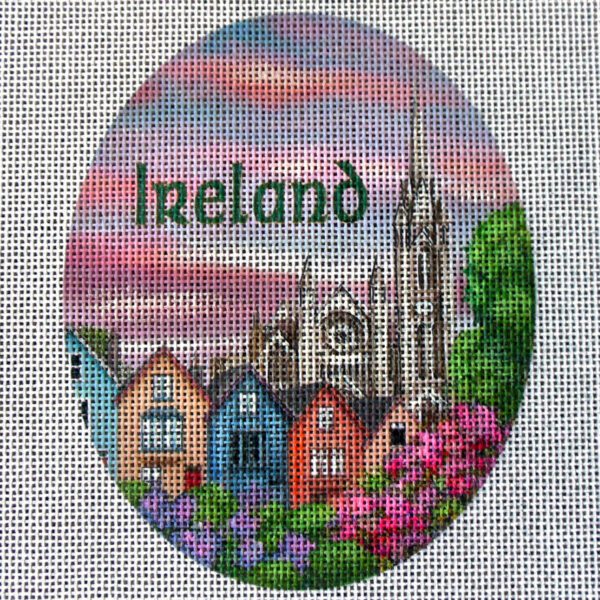 St. Colman's Cathedral, Ireland Needlepoint Canvas