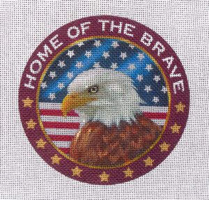 Home of the Brave  Needlepoint Canvas
