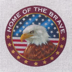 Home of the Brave  Needlepoint Canvas