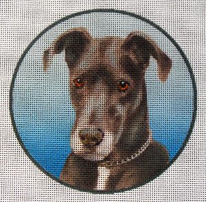Great Dane Needlepoint Canvas