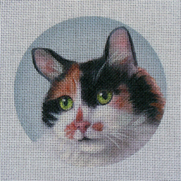 Calico Cat Needlepoint Canvas
