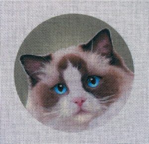 Ragdoll Cat Needlepoint Canvas