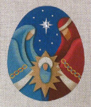 Nativity Egg 2 Needlepoint Canvas