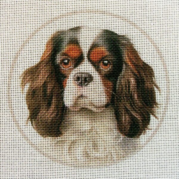 Tri-Color Cavalier Needlepoint Canvas