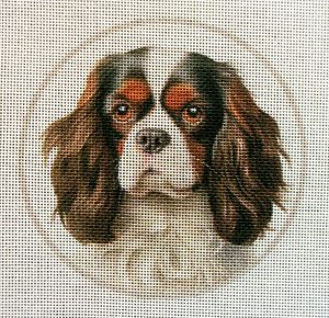 Tri-Color Cavalier Needlepoint Canvas