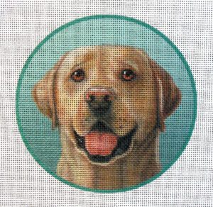 Yellow Labrador RetrieverNeedlepoint Canvas