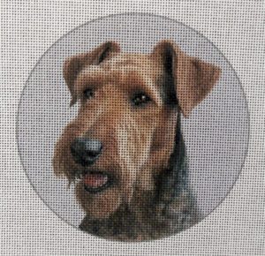 Airedale Needlepoint Canvas