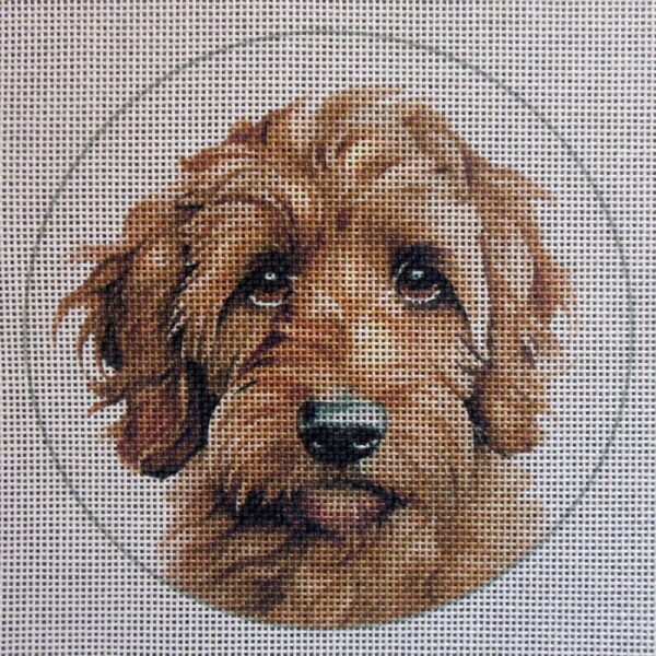 Labradoodle 1 Needlepoint Canvas
