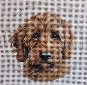 Labradoodle 1 Needlepoint Canvas