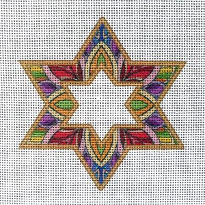 Prism Star of David Needlepoint Canvas