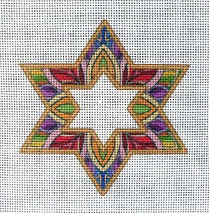 Prism Star of David Needlepoint Canvas