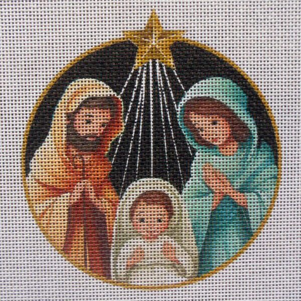 Starshine Nativity Needlepoint Canvas