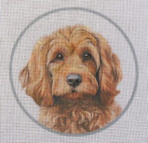 Cockapoo 3 Needlepoint Canvas