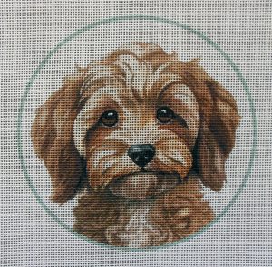 Cockapoo 1 Needlepoint Canvas