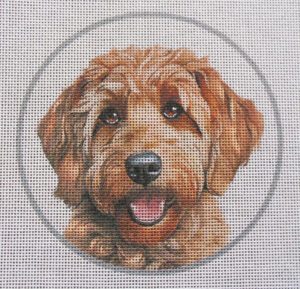 Goldendoodle 2 Needlepoint Canvas