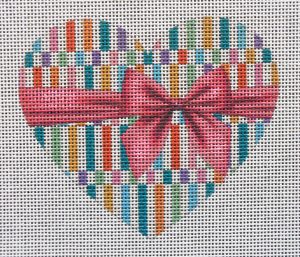 Rainy Day Heart Needlepoint Canvas