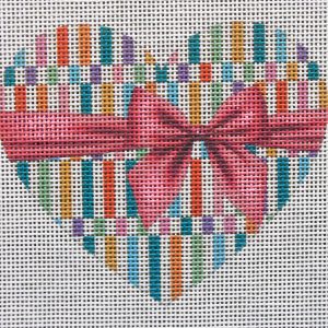 Rainy Day Heart Needlepoint Canvas