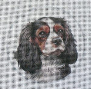 Tri-Color Cavalier Needlepoint Canvas