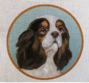Tri-Color Cavalier Needlepoint Canvas