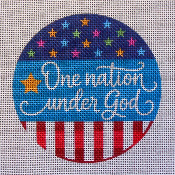 One Nation Needlepoint Canvas