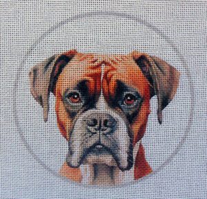 Boxer Needlepoint Canvas