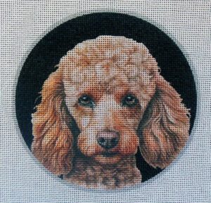 Poodle Needlepoint Canvas