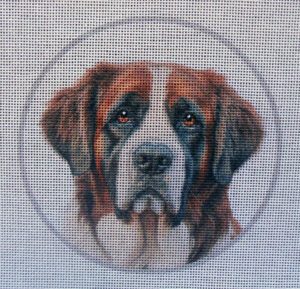 St. Bernard Needlepoint Canvas