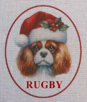 Cavalier King Charles (Name Optional) Needlepoint Canvas