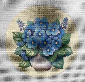 Forget-Me-Not Needlepoint Canvas