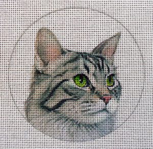 Pretty Tabby Needlepoint Canvas