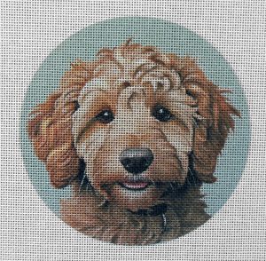 Goldendoodle 3 Needlepoint Canvas