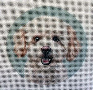 Maltipoo Needlepoint Canvas