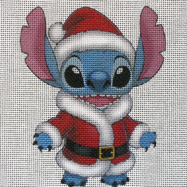 Stitch Santa (Personalize Option) Needlepoint Canvas