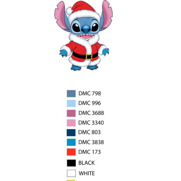 Stitch Santa (Personalize Option) Needlepoint Canvas