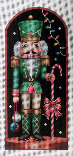 Emerald Nutcracker Needlepoint Canvas