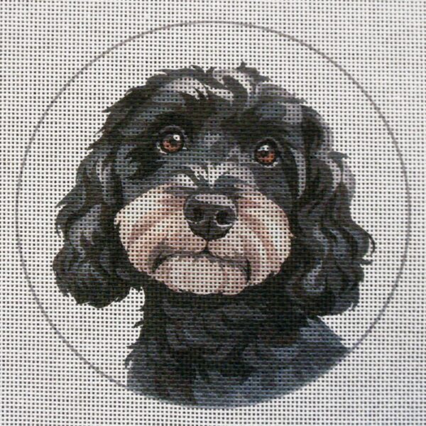 Cockapoo 2 Needlepoint Canvas