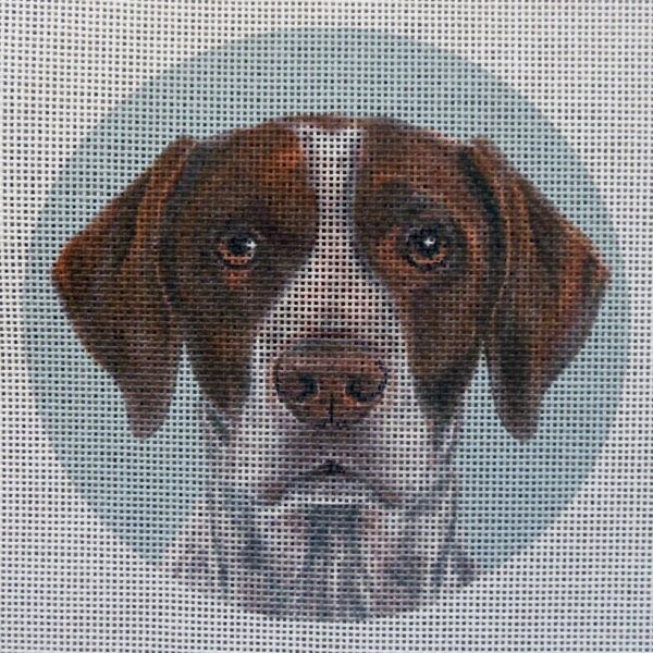 German Shorthair Pointer Needlepoint Canvas