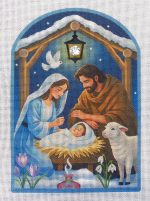 Winter Nativity Needlepoint Canvas