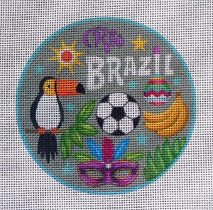 Brazil Needlepoint Canvas