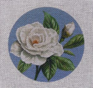 Gardenia  Needlepoint Canvas