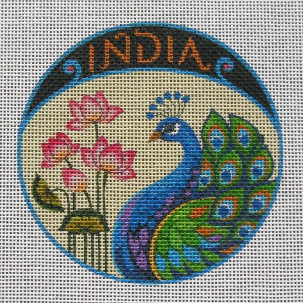 India Needlepoint Canvas