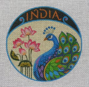 India Needlepoint Canvas