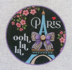 Paris Ooh La La Needlepoint Canvas