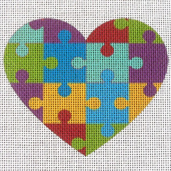 Autism Awareness Needlepoint Canvas